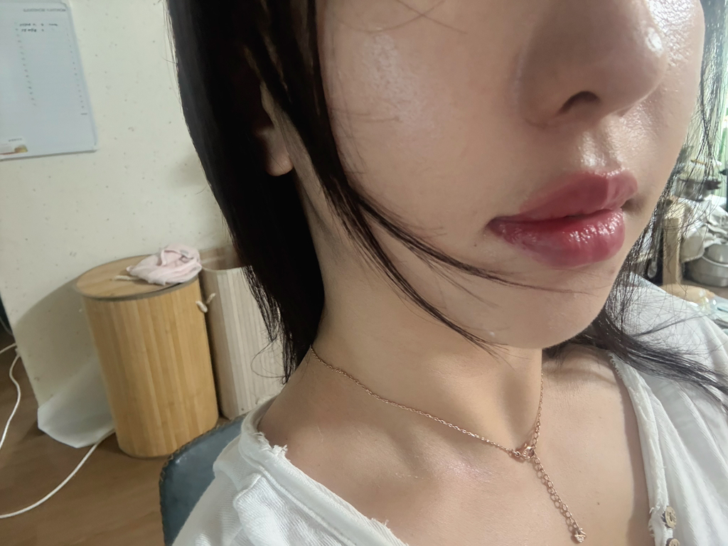 식물나라 (SHINGMULNARA) 뽀얀쌀 생기 톤업 선쿠션 [SPF50+/PA++++] [02 생기피치] review image