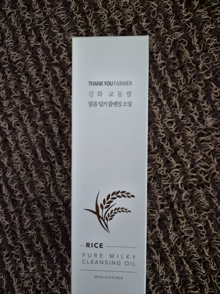 땡큐파머 (THANKYOUFARMER) 강화 교동쌀 맑음 밀키 클렌징오일 review image