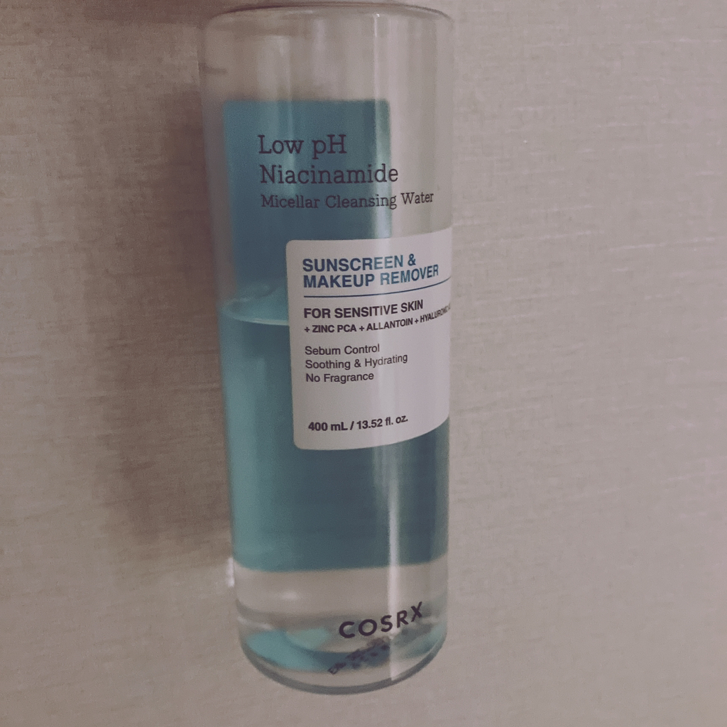 温和酸性尼亚辛酰胺微粒洁面水的真实用户使用照片