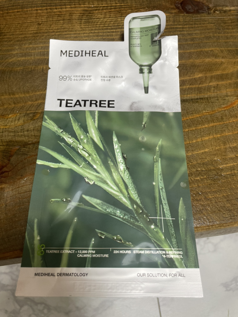必需面膜 [茶树镇定补水]的真实用户使用照片