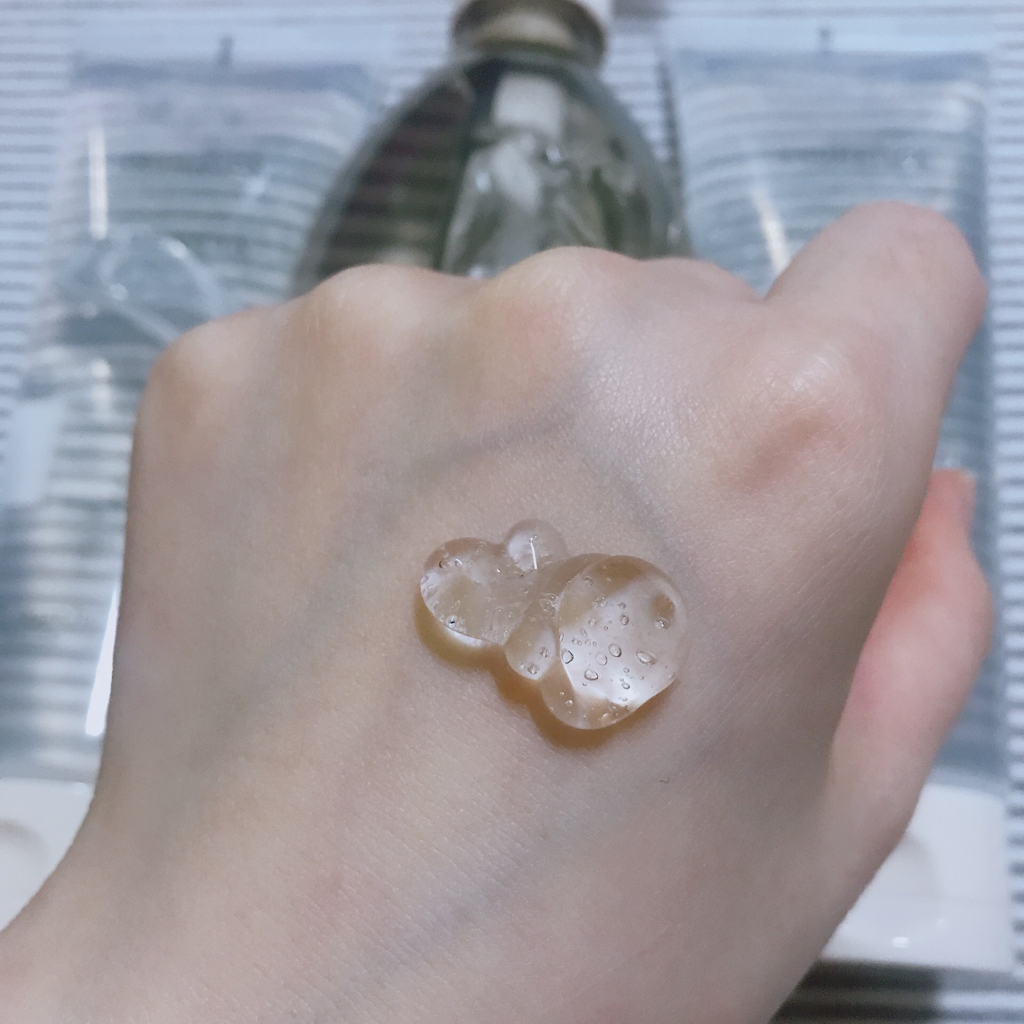 舒缓芦荟凝胶的真实用户使用照片