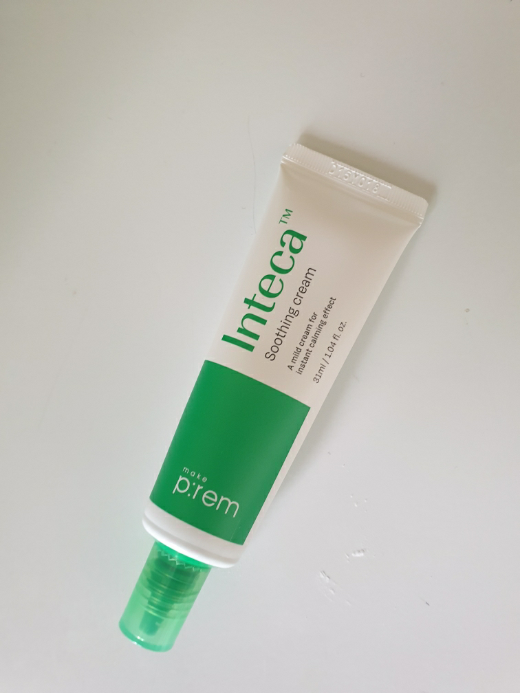Inteca积雪草高效吸收镇静面霜的真实用户使用照片