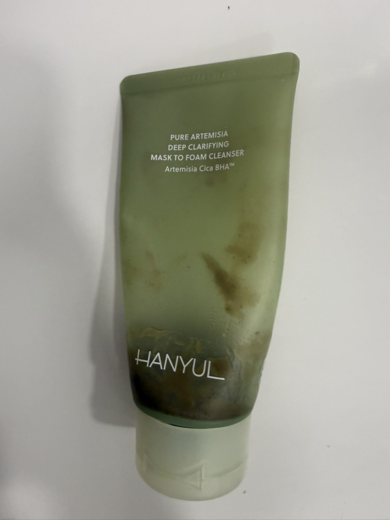嫩艾蒿洁面吸附泡沫的真实用户使用照片