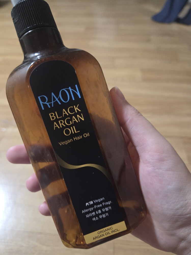 라온느 (RAONNE) 블랙 아르간 오일 헤어 에센스 review image