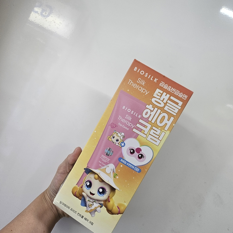 실크테라피 (SILKTHERAPY) 캐치티니핑 콜라보 프리즈컨트롤 헤어 크림 review image