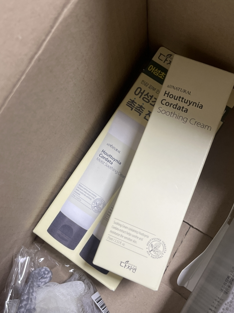 다자연 (allNATURAL) 어성초 진정 수딩 크림 review image