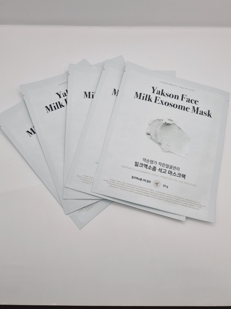 약손명가 헬스케어 (Yakson Beauty Healthcare) 작은얼굴관리 밀크엑소좀 석고 마스크팩 review image