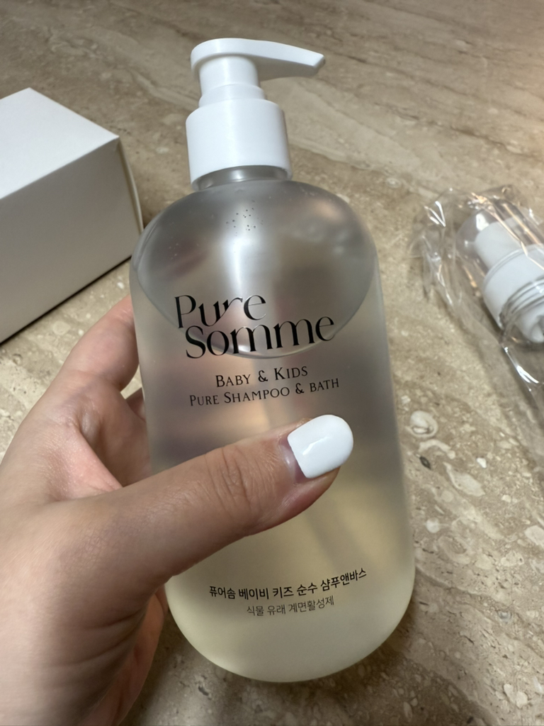 퓨어솜 (PURESOMME) 베이비 키즈 순수 샴푸앤바스 review image