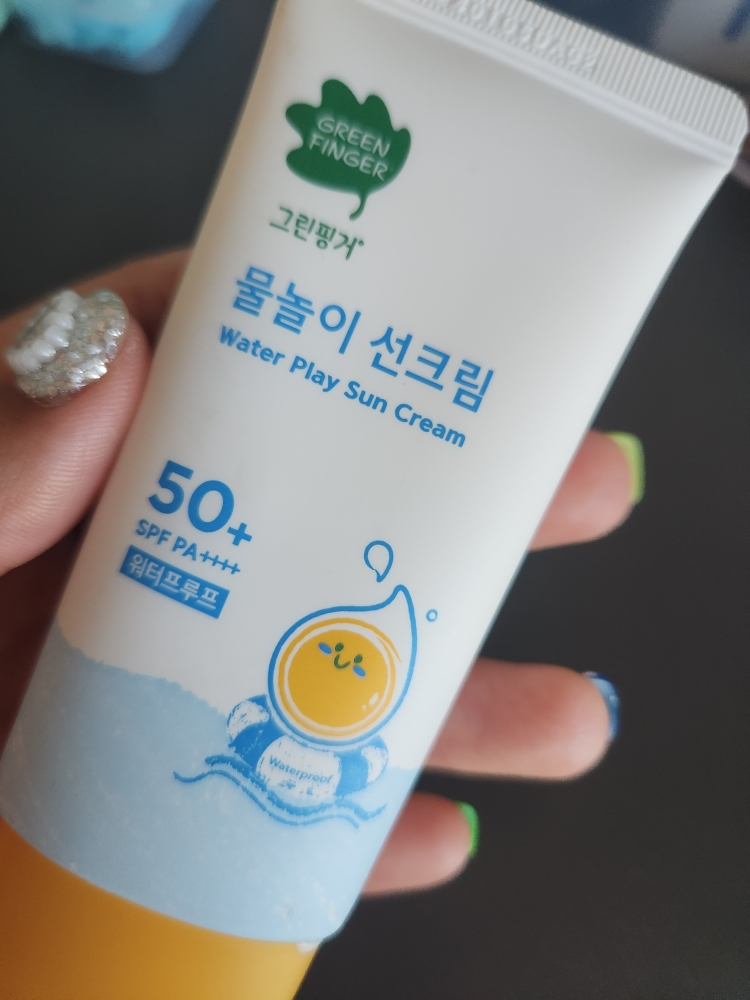 그린핑거 (GREENFINGER) 물놀이 선크림 워터프루프 [SPF50+/PA++++] review image