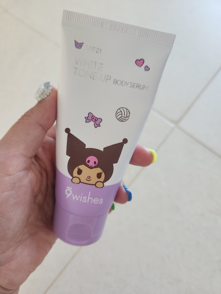 나인위시스 (9wishes) 태닝 쿠로미 에디션 화이트 톤업 바디 세럼 [SPF21] review image