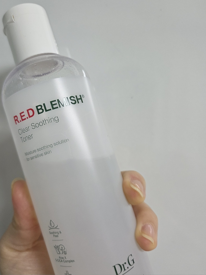 红色痘印清洁舒缓爽肤水的真实用户使用照片