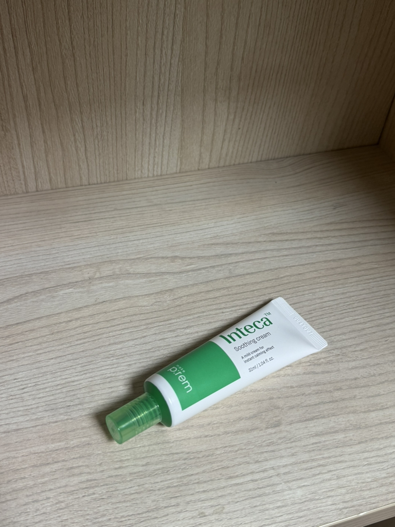 Inteca积雪草高效吸收镇静面霜的真实用户使用照片