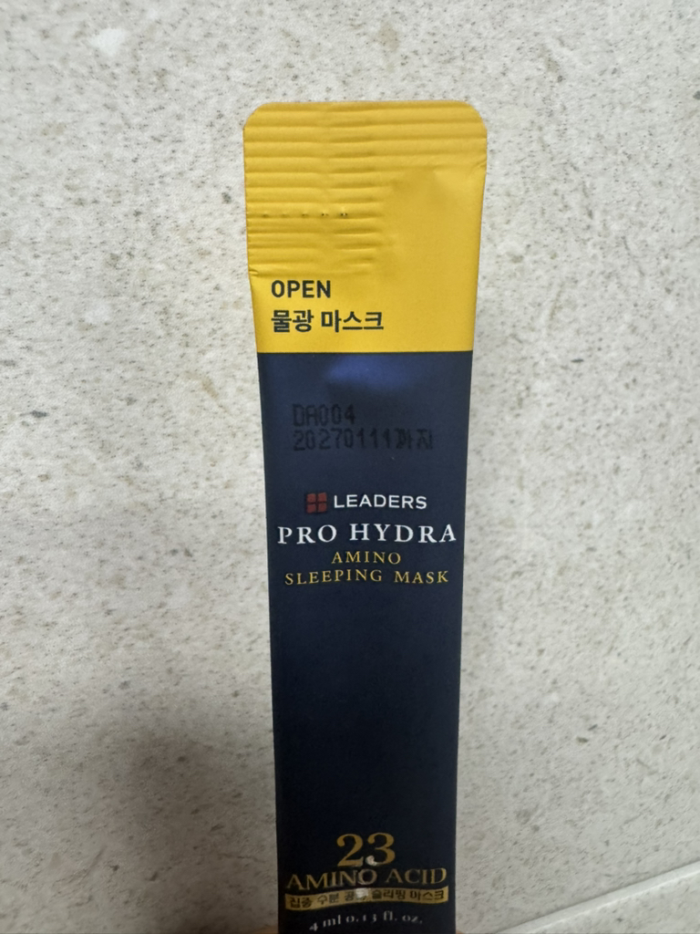 리더스 (LEADERS) 프로 하이드라 아미노 슬리핑 마스크 review image