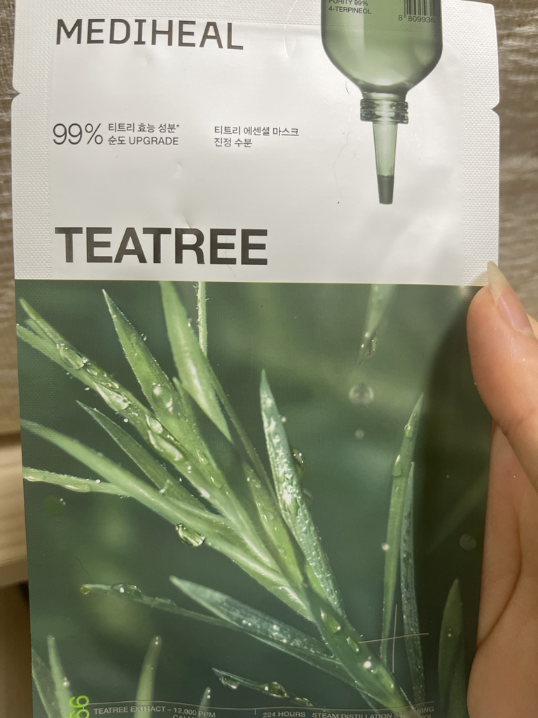 必需面膜 [茶树镇定补水]的真实用户使用照片