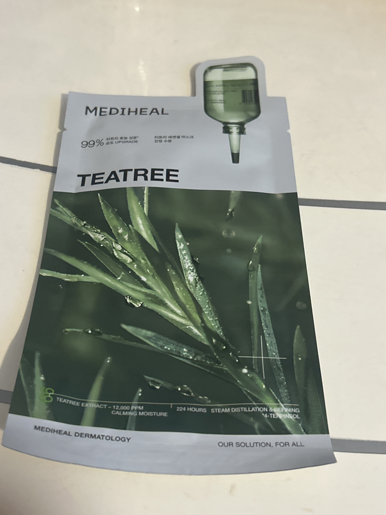 必需面膜 [茶树镇定补水]的真实用户使用照片