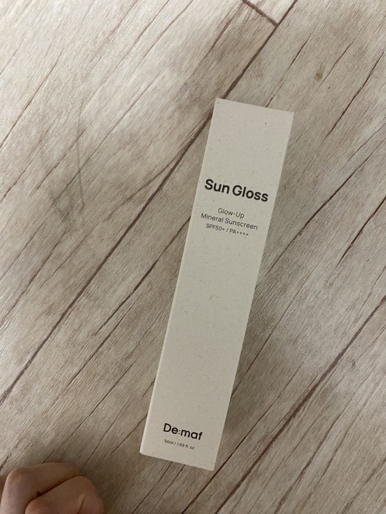 디마프 (De:maf) 선글로스 글로우업 무기자차 선크림 [SPF50+/PA++++] [쿨링] review image