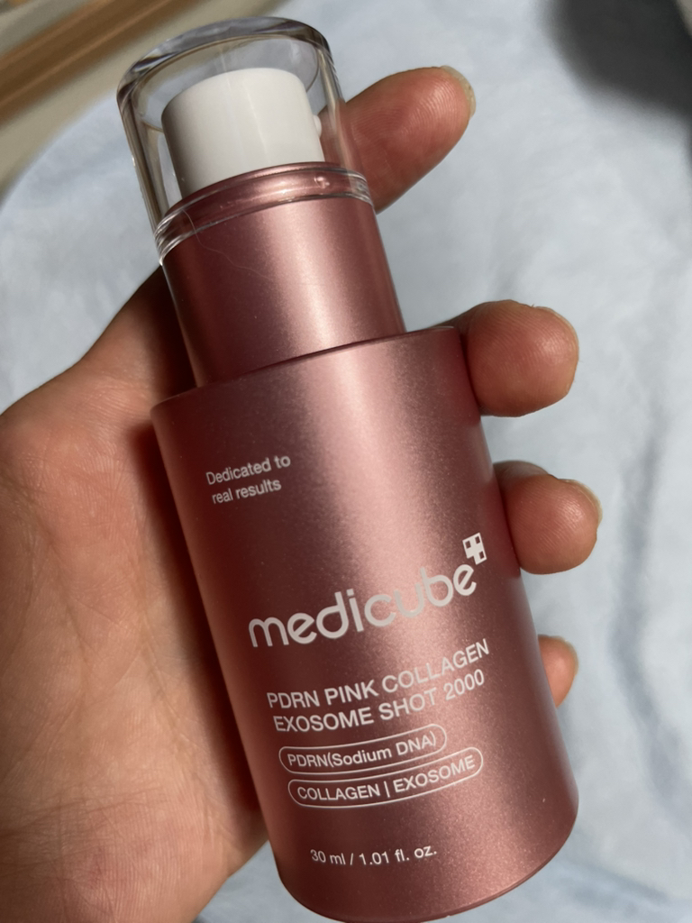 메디큐브 (medicube) PDRN 핑크 콜라겐 엑소좀 샷 앰플 [2000] review image