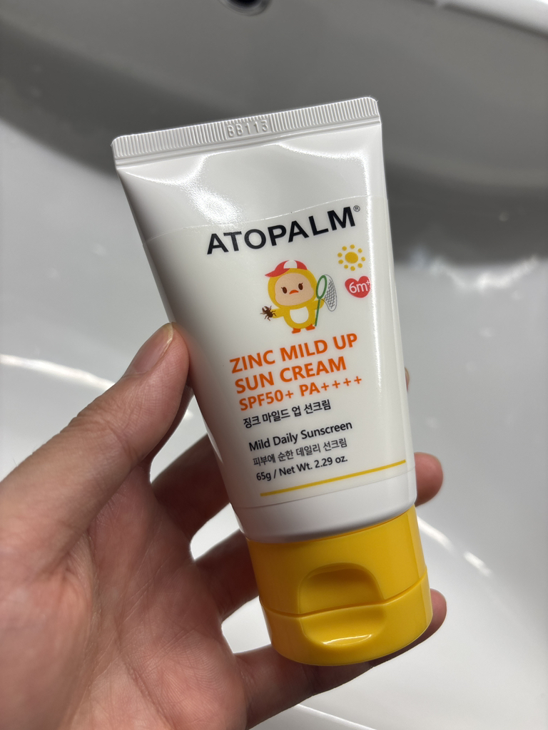 아토팜 (ATOPALM) 징크 마일드 업 선크림 [SPF50+/PA++++] review image