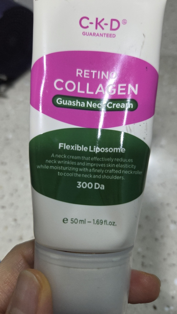 CKDGUARANTEED (씨케이디개런티드) 레티노콜라겐 저분자300 괄사 목주름 크림 review image