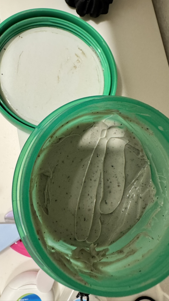 绿豆酵素清洁透亮泥膜的真实用户使用照片