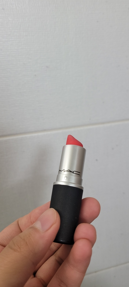 맥 (MAC) 파우더 키스 립스틱 [만다린오] review image
