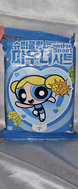미스사사 (Ms.44) 파워퍼프걸 에디션 슈퍼 쿨링 파우더 시트 [클린솝] review image