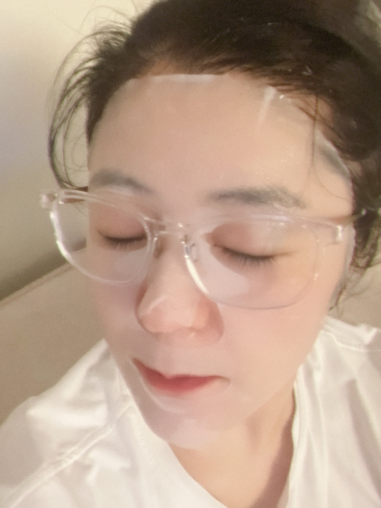 橄榄舒缓安抚安瓶面膜的真实用户使用照片