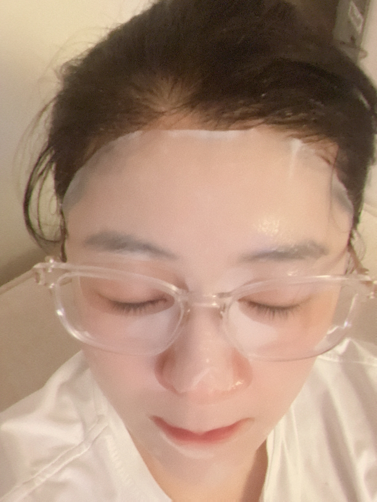 橄榄舒缓安抚安瓶面膜的真实用户使用照片