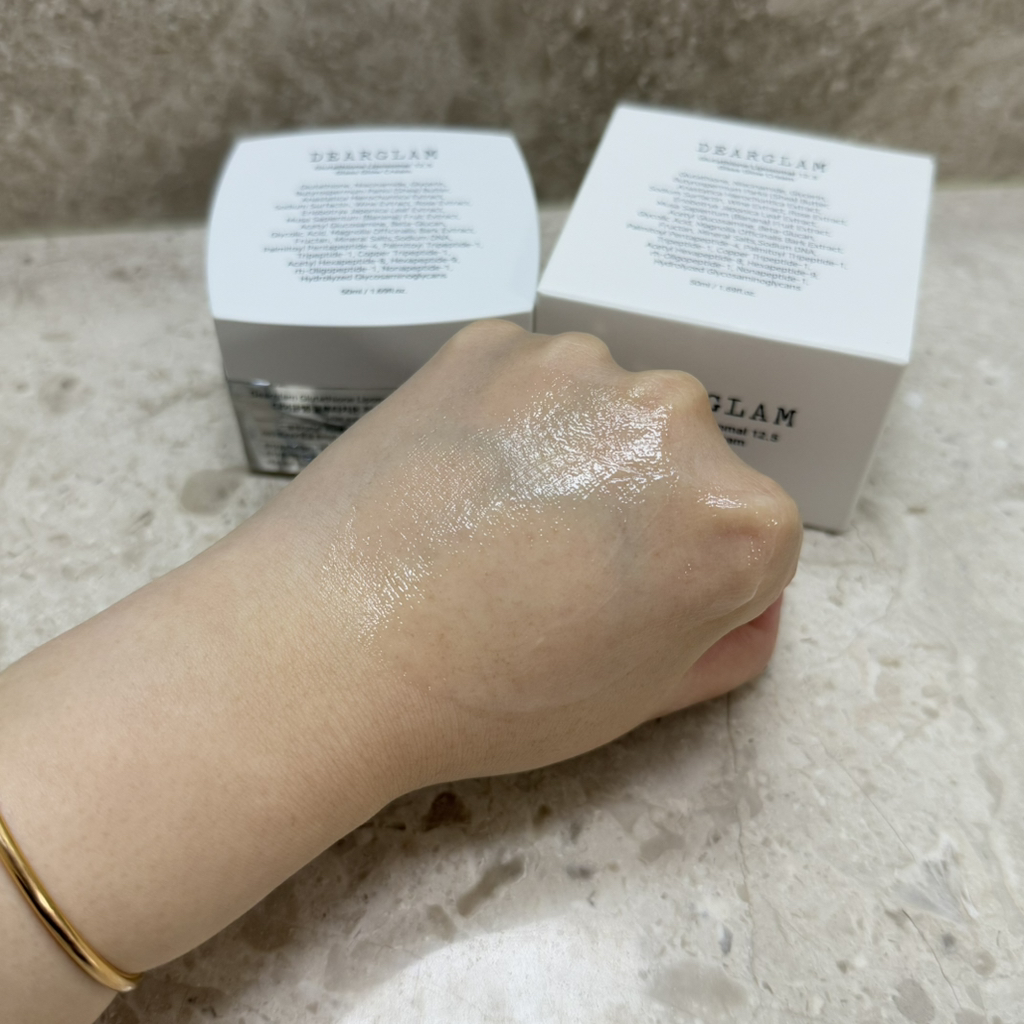 디어글램 (DEARGLAM) 글루타치온 리포좀 12.5 유리알 광채 크림 review image