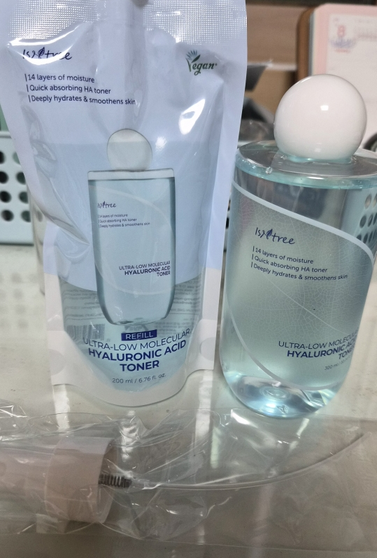 超低分子玻尿酸爽肤水的真实用户使用照片