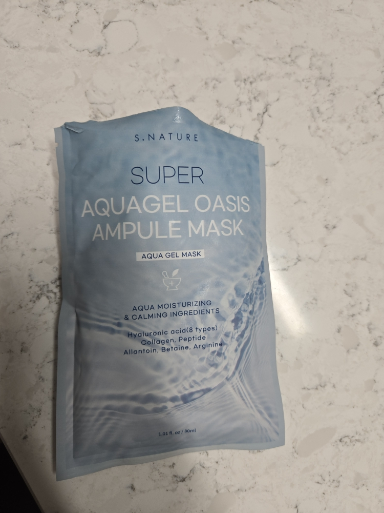 超级水库啫喱绿洲精华面膜的真实用户使用照片