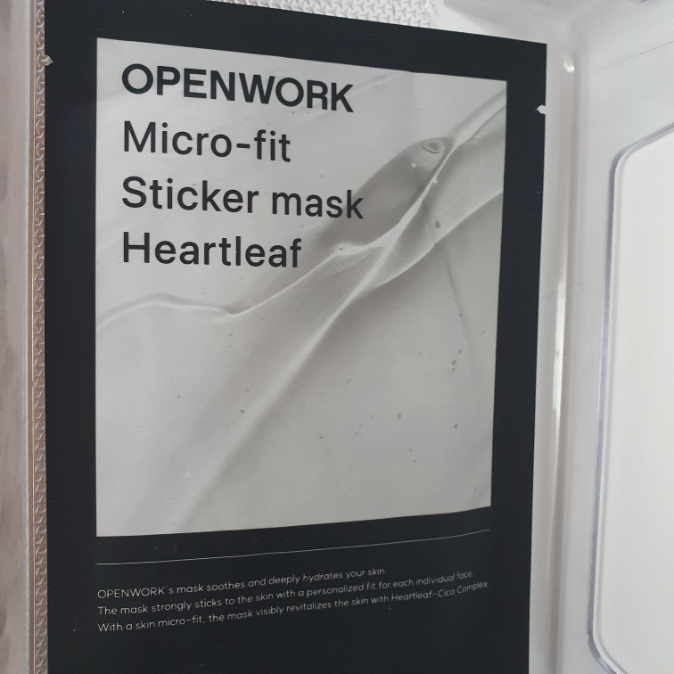 오픈워크 (OPENWORK) 마이크로핏 스티커 마스크 [어성초] review image