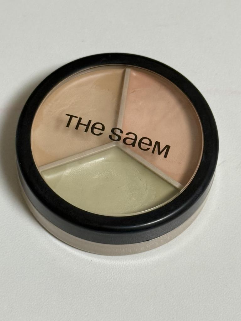 더샘 (theSAEM) 커버 퍼펙션 트리플 팟 컨실러 [03 코렉트업베이지] review image