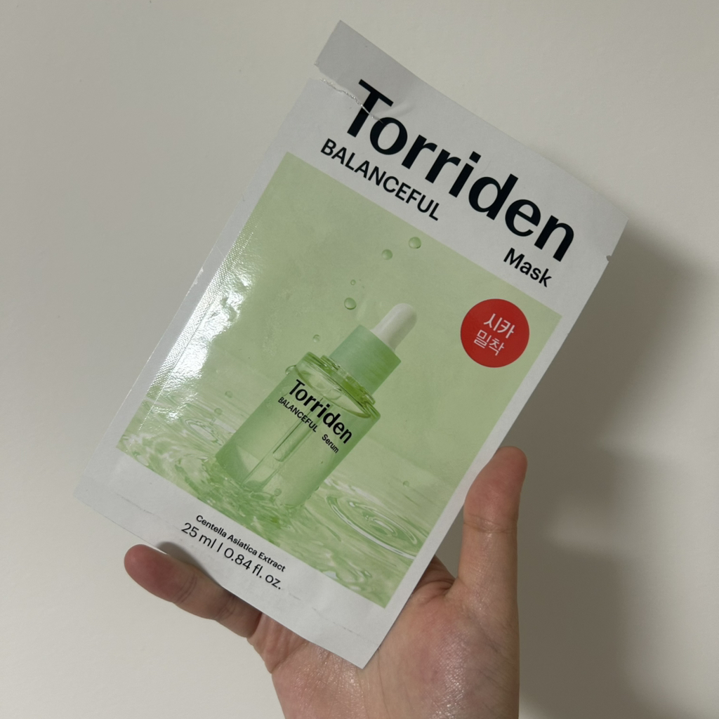 Torriden (桃瑞丹) 积雪草面膜 common.review image