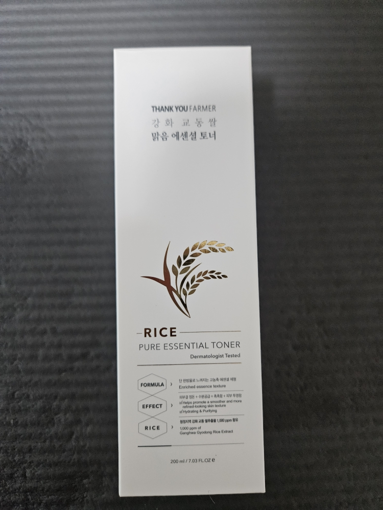 땡큐파머 (THANKYOUFARMER) 강화 교동쌀 맑음 에센셜 토너 review image