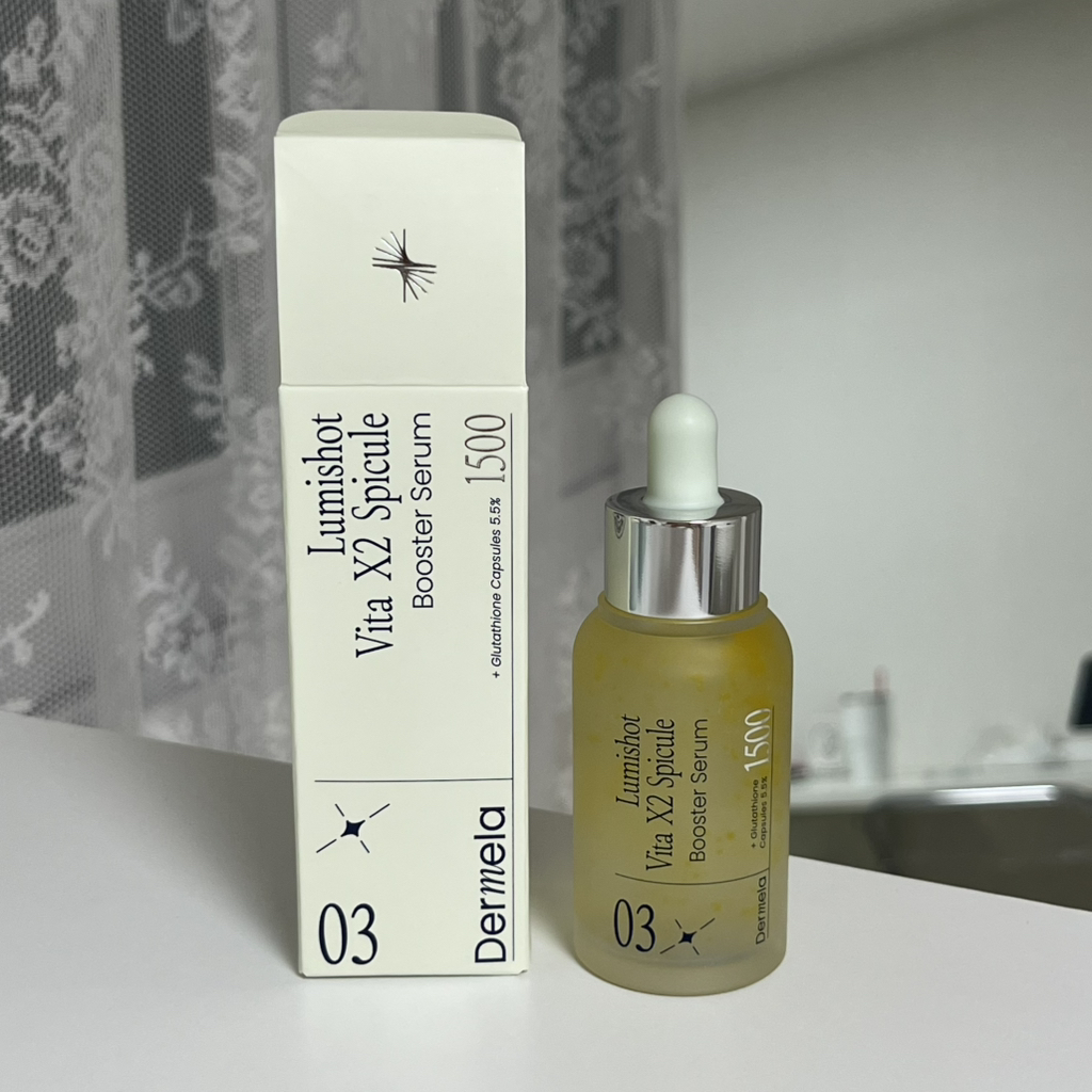 더멜라 (Dermela) 루미샷 더블 비타 스피큘 부스터 세럼 review image