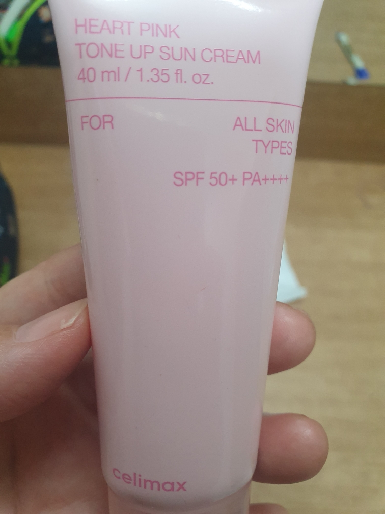 셀리맥스 (celimax) 하트핑크 톤업 선크림 review image