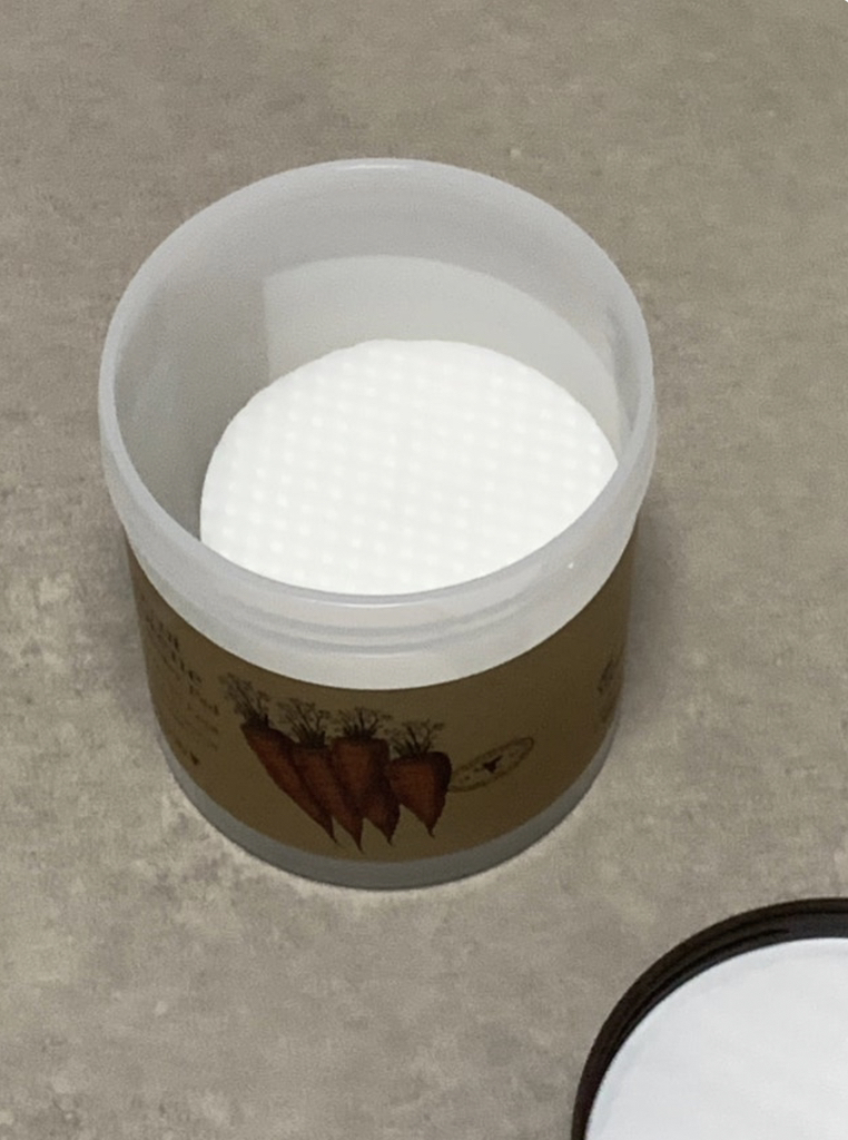 胡萝卜素卡明水化妆棉的真实用户使用照片