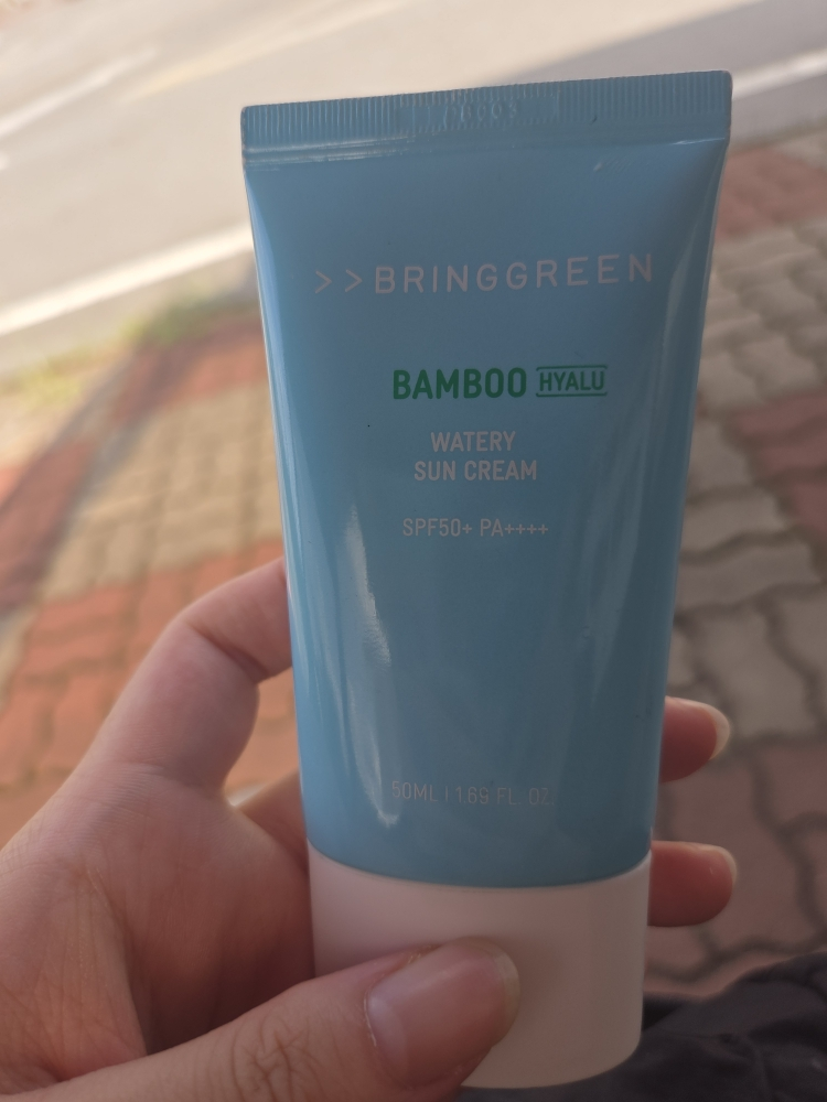 브링그린 (BRINGGREEN) 대나무 히알루수분 선크림 [SPF50+/PA++++] review image
