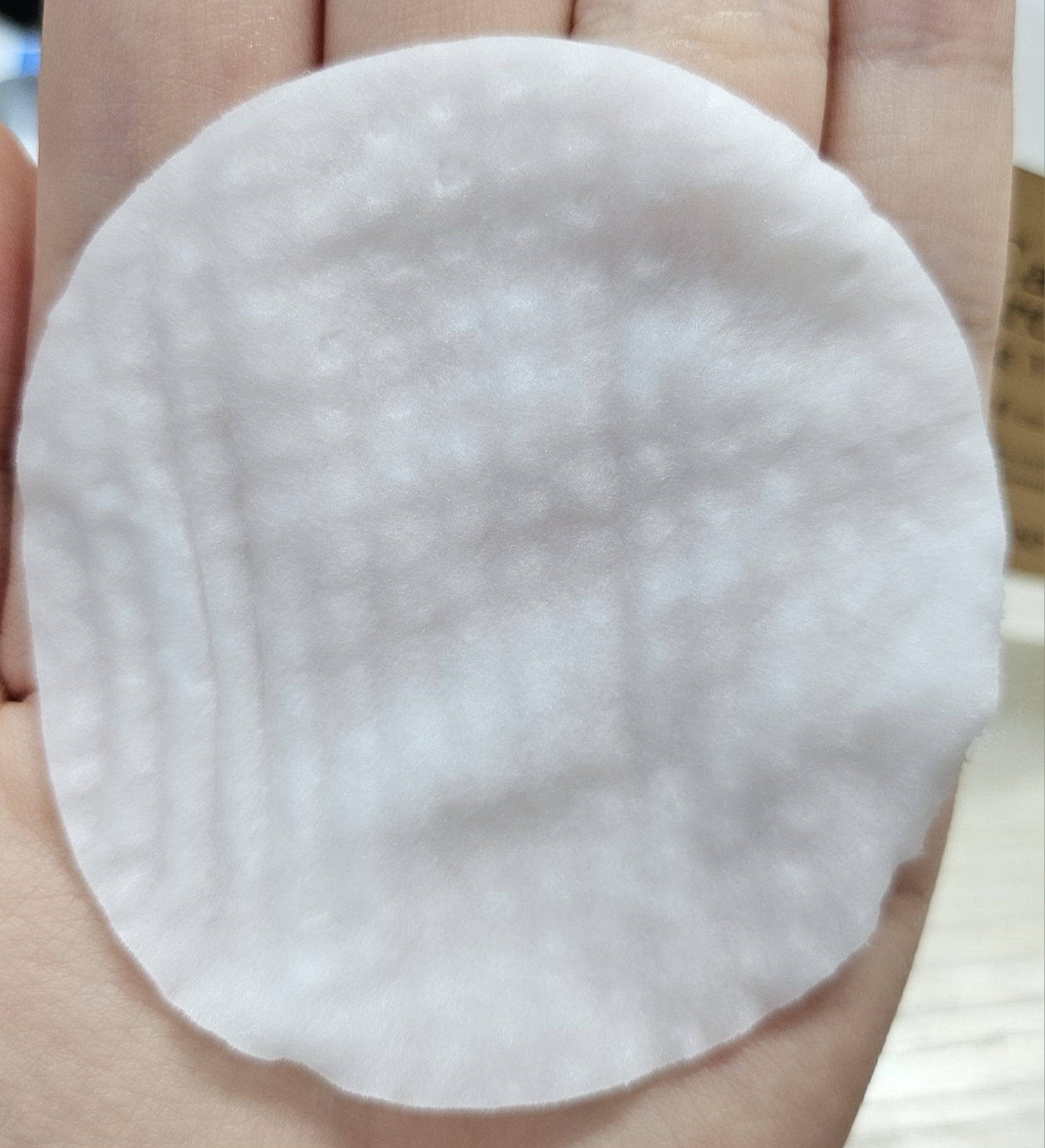 胡萝卜素卡明水化妆棉的真实用户使用照片