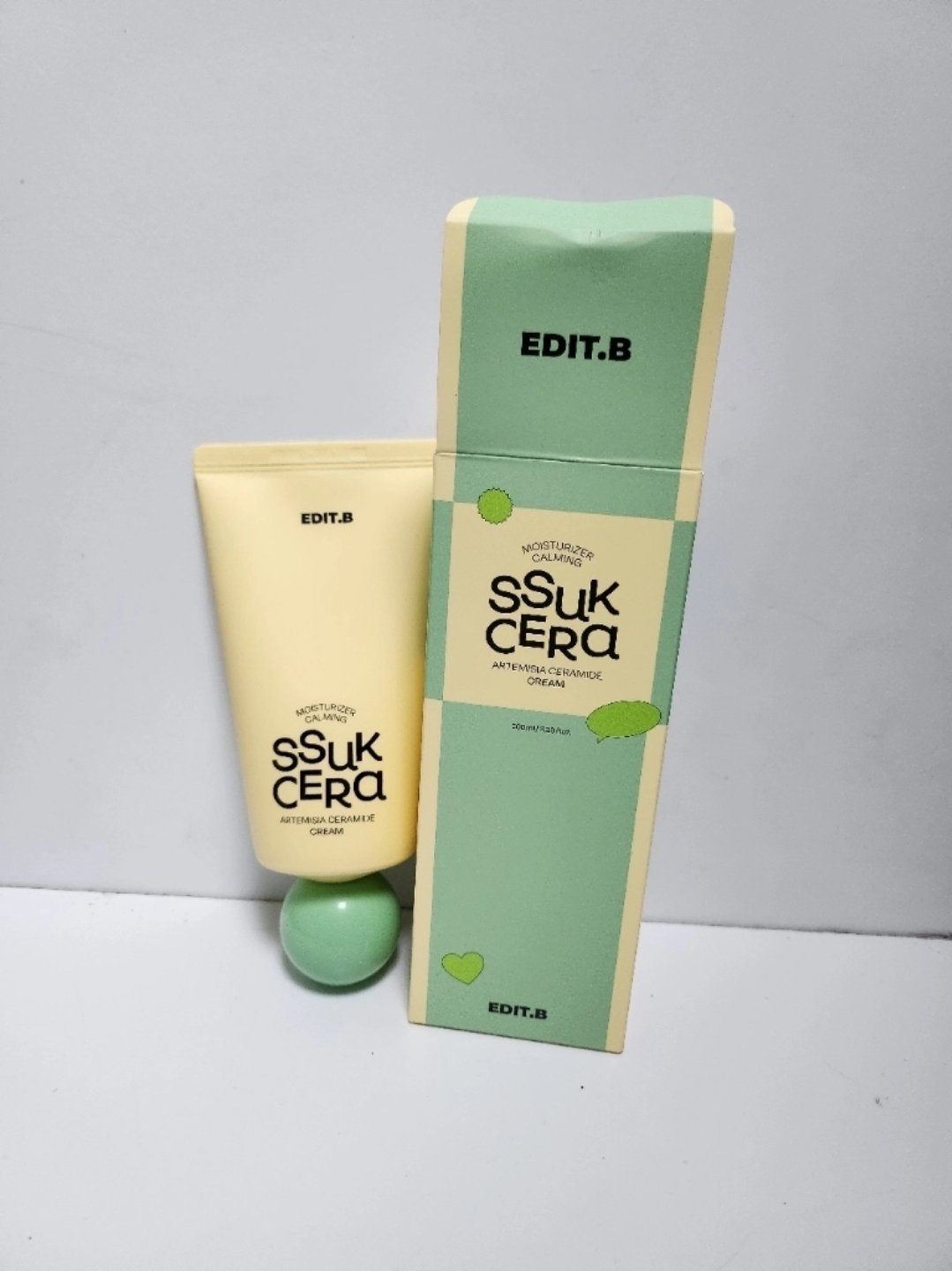 에딧비 (EDIT.B) 보습 진정 쑥 세라마이드 크림 review image