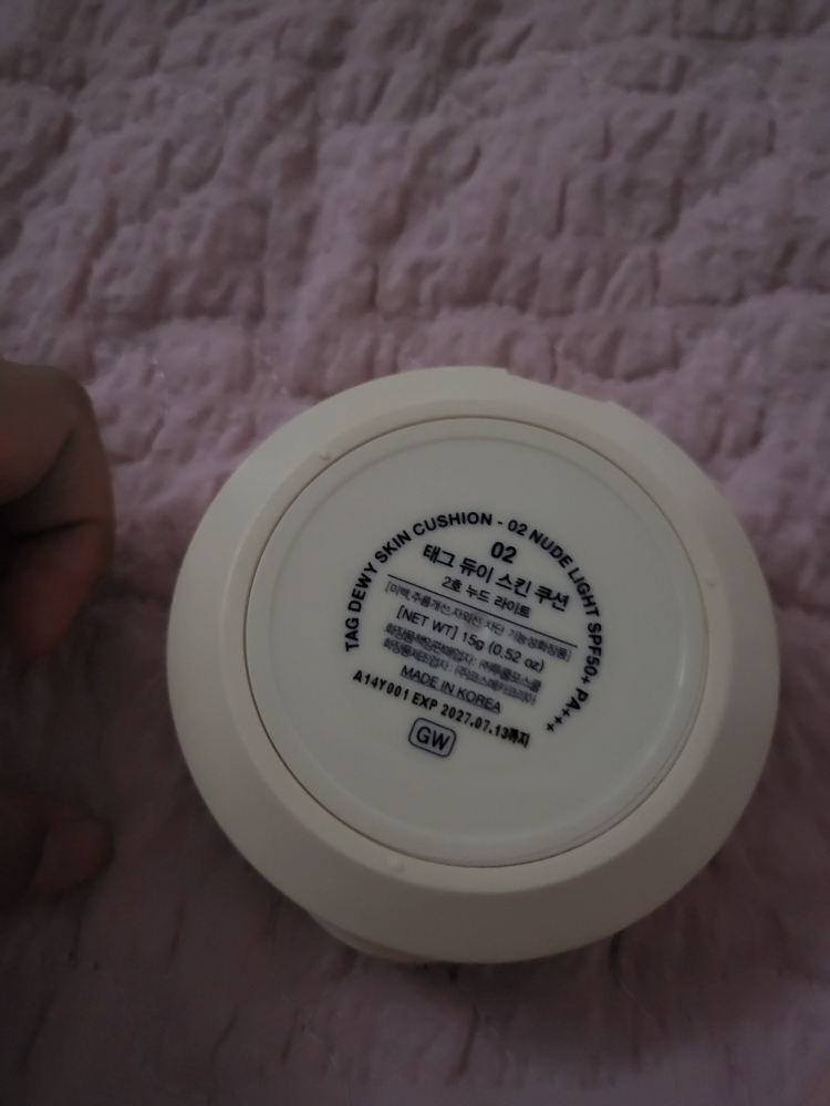 태그 (TAG) 듀이 스킨 쿠션 [SPF50+/PA+++] [2호 누드라이트] review image