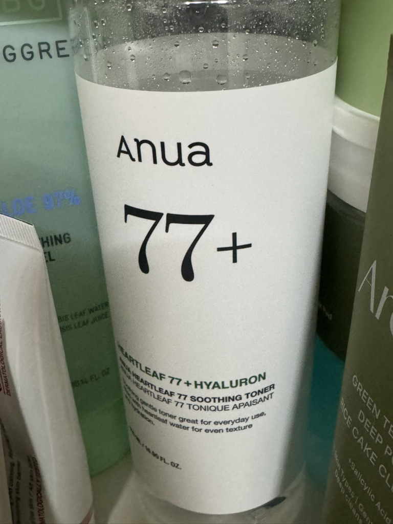 鱼腥草舒缓爽肤水的真实用户使用照片