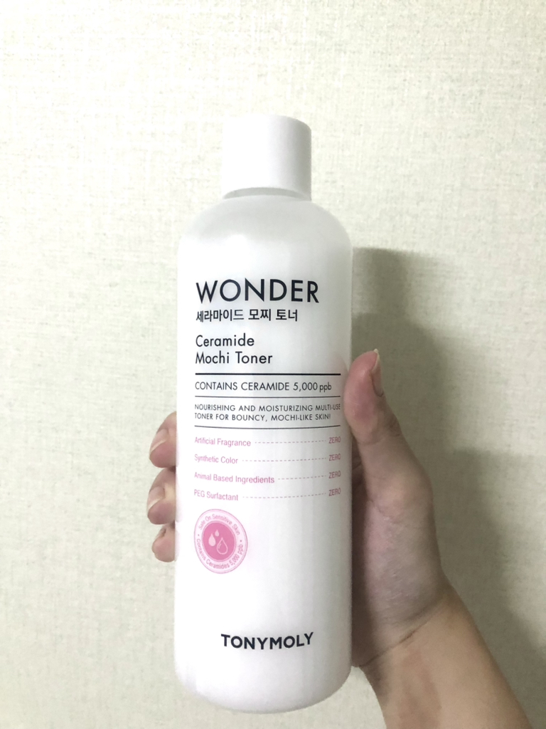 Wonder Ceramide Mochi Toner的真实用户使用照片