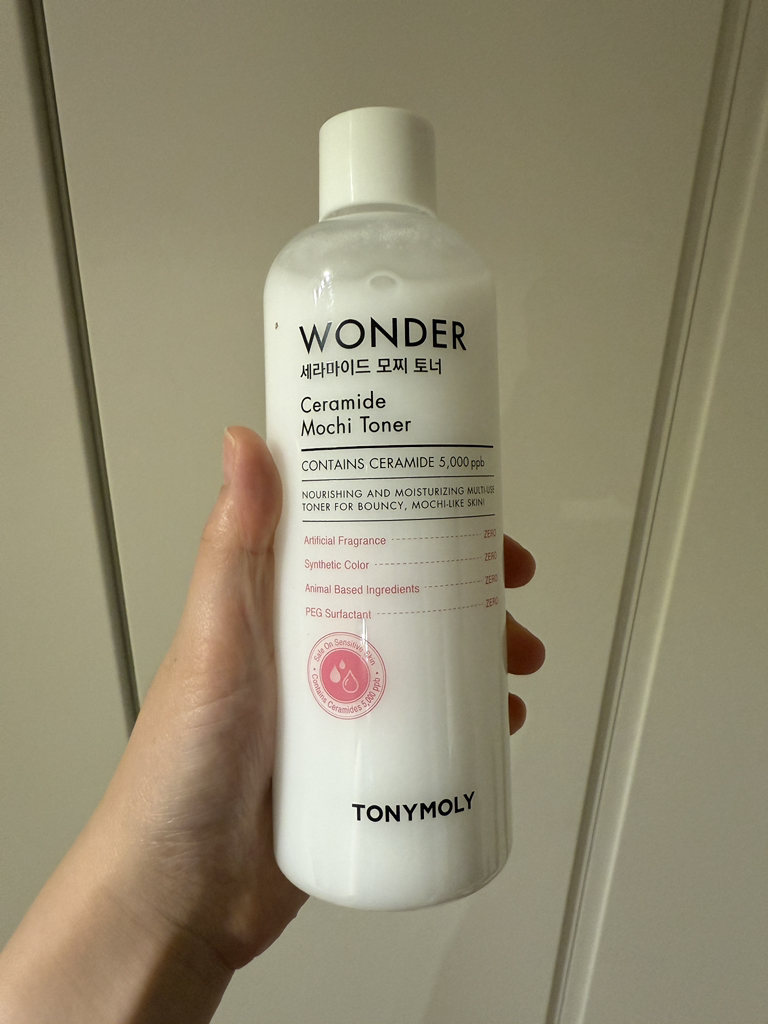 Wonder Ceramide Mochi Toner的真实用户使用照片