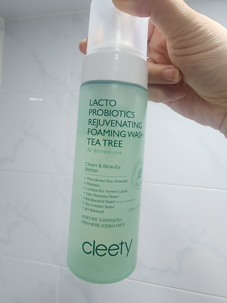 크리티 (cleety) 락토 프로바이오틱스 여성청결제 포밍워시 [티트리] review image