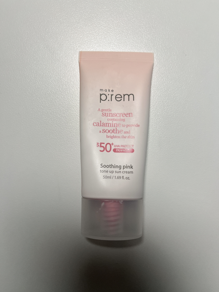 메이크프렘 (makep:rem) 수딩 핑크 톤업 선크림 [SPF50+/PA++++] review image