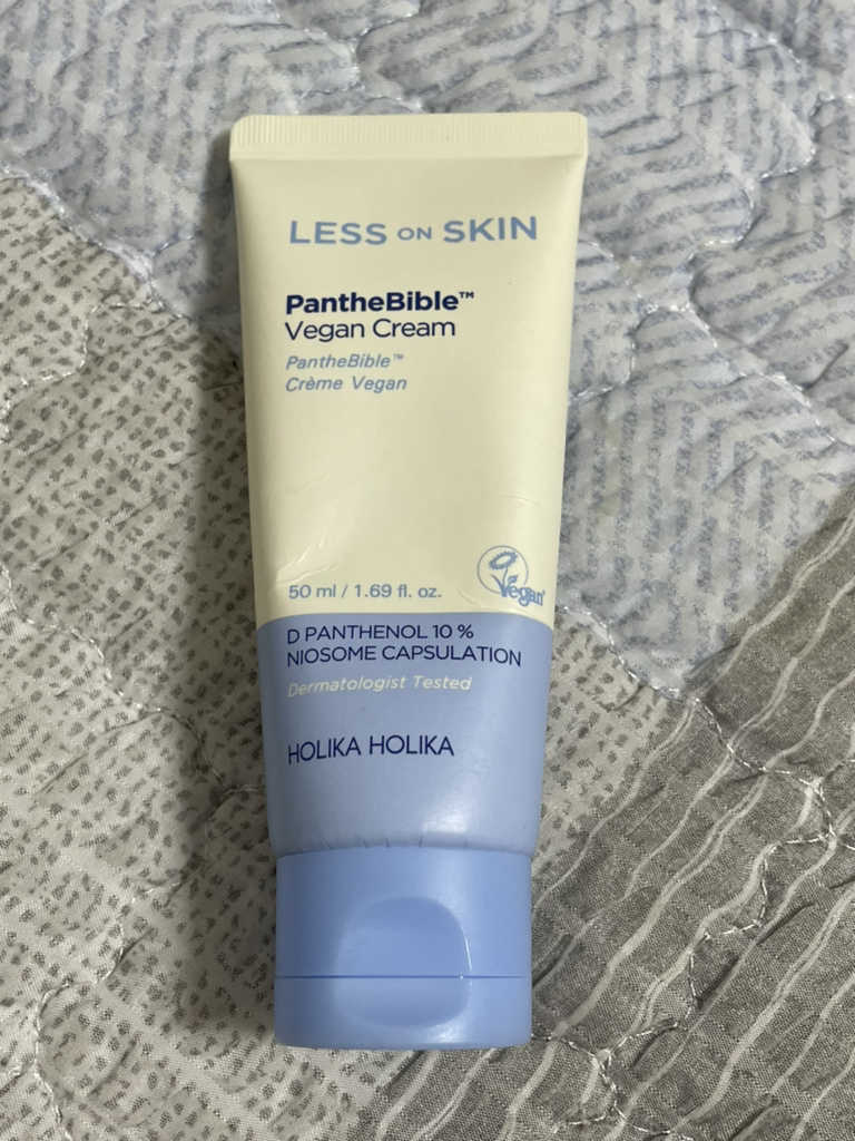 홀리카홀리카 (HOLIKAHOLIKA) 레스온스킨 판테바이블 비건 크림 review image