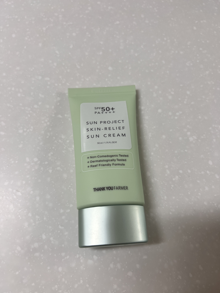 땡큐파머 (THANKYOUFARMER) 선 프로젝트 스킨 릴리프 선 크림 [SPF50+/PA++++] review image