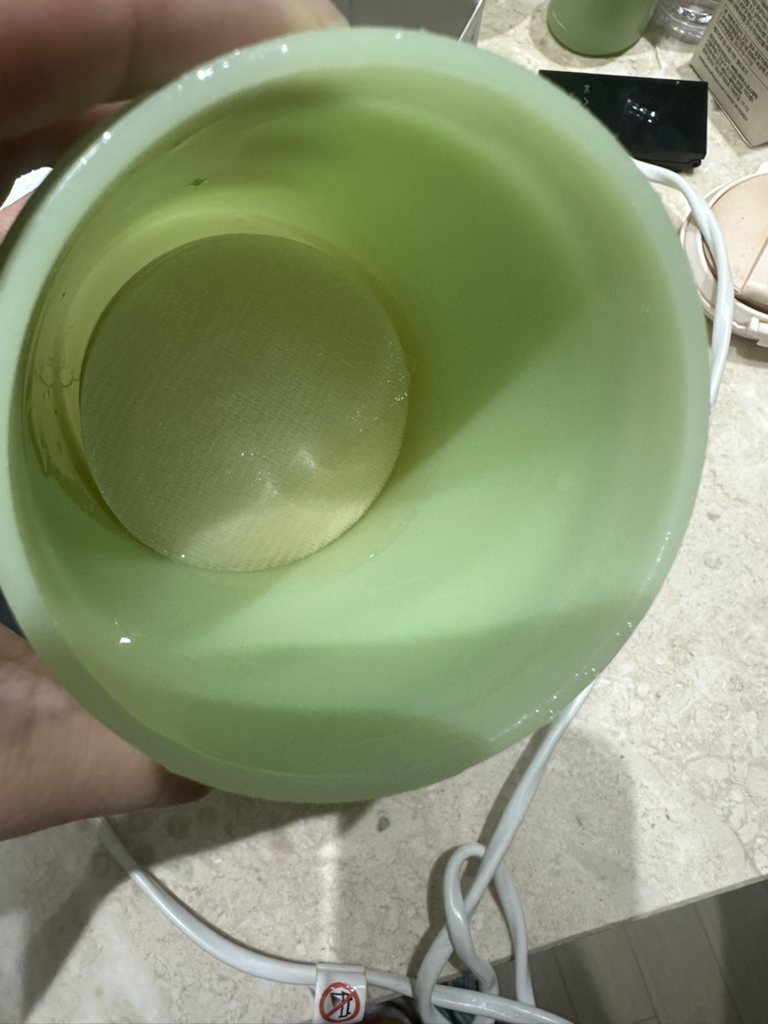 艾草精华面膜清洁触感的真实用户使用照片